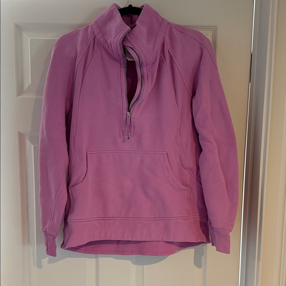 lululemon athletica Lavender Pink Quarter-Zip Pullover